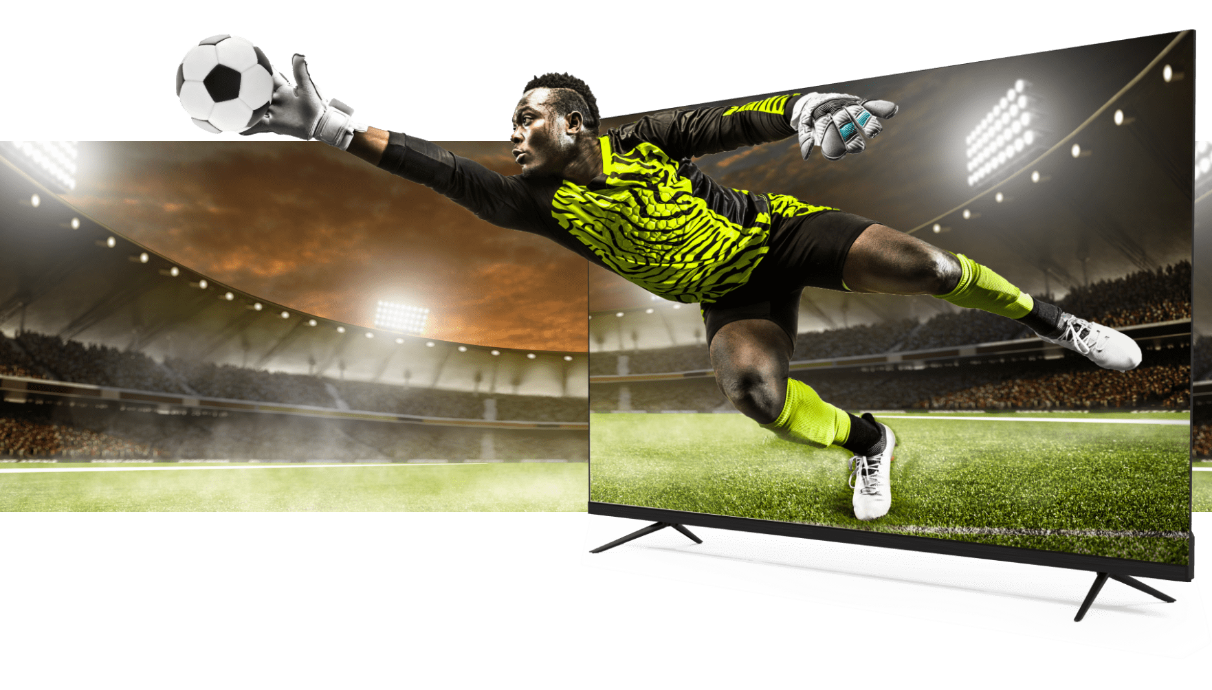 Vision plus V+ OS tv with 4k resolution clarity