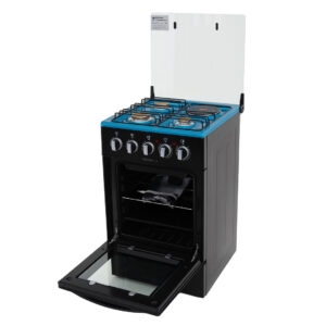 3 Gas + 1 Electric Plate 50X50 Standing Cooker with Electric Oven